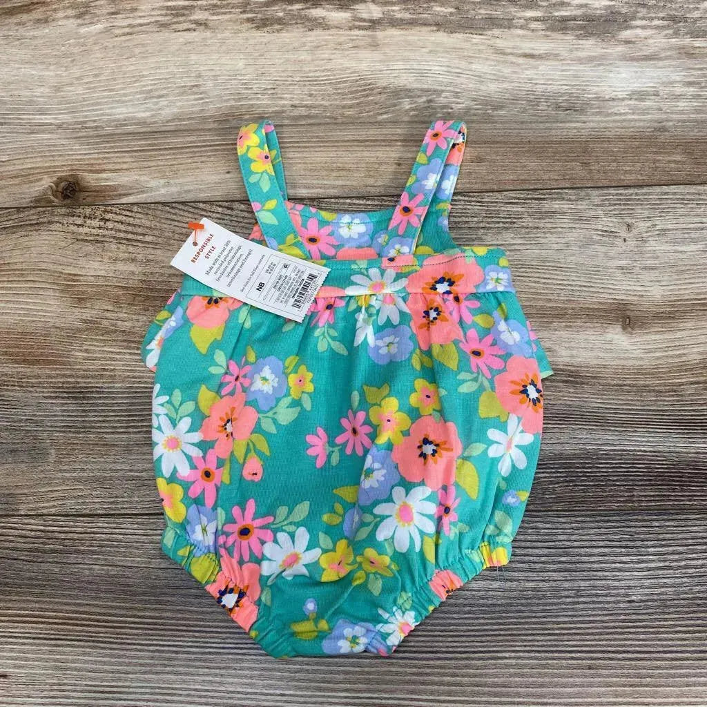 NEW Cat & Jack Floral Sunsuit sz NB - Me 'n Mommy To Be