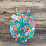 NEW Cat & Jack Floral Sunsuit sz NB - Me 'n Mommy To Be