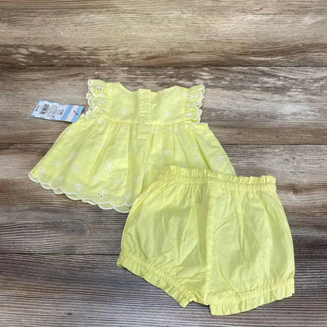 NEW Cat & Jack 2pc Eyelet Top & Shorts sz 0-3m - Me 'n Mommy To Be