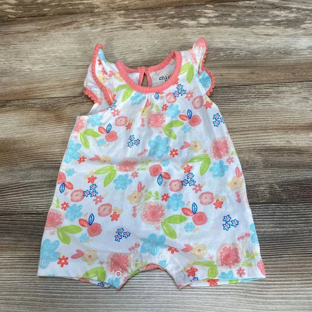 Chick Pea Floral Shortie Romper sz 0-3M - Me 'n Mommy To Be