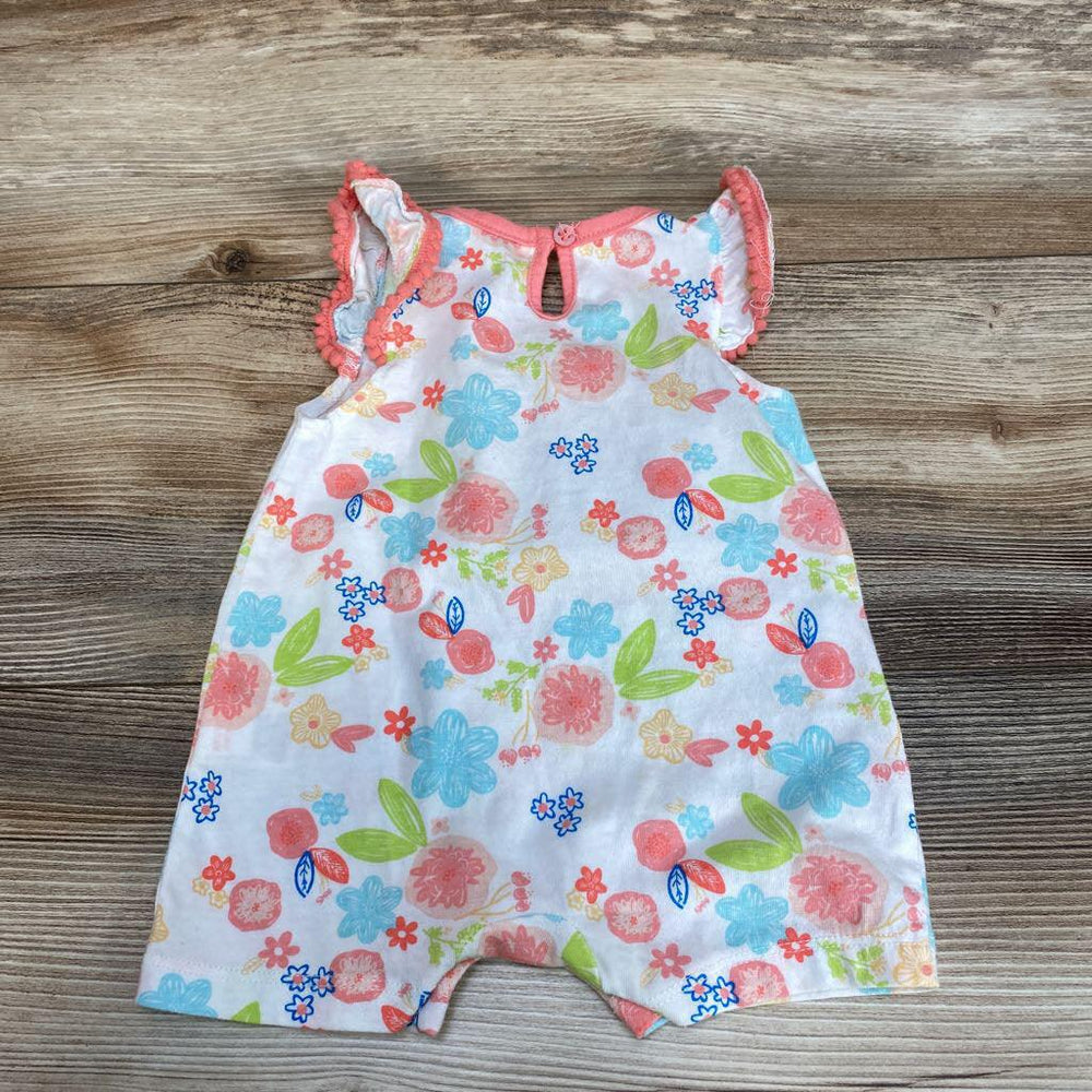 Chick Pea Floral Shortie Romper sz 0-3M - Me 'n Mommy To Be