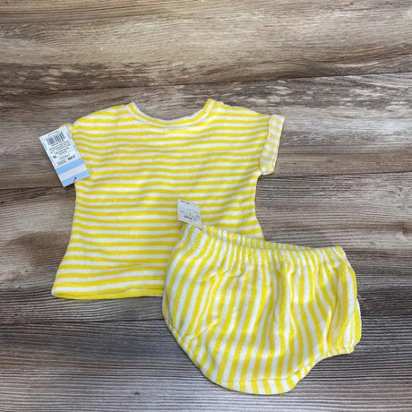 NEW Cat & Jack 2pc Striped Terry Shirt & Shorts sz 3-6m - Me 'n Mommy To Be