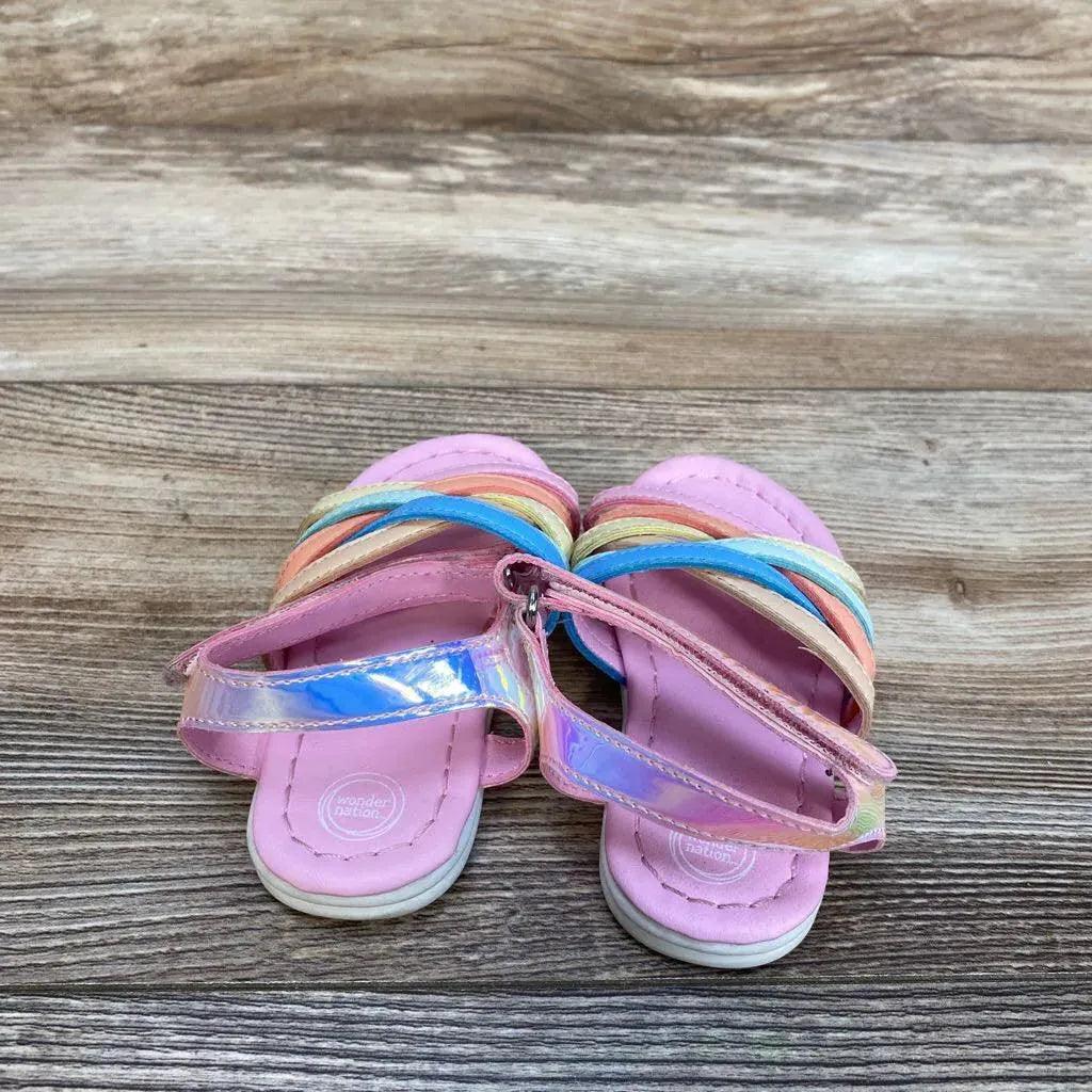 Wonder Nation Strappy Sandals sz 4c - Me 'n Mommy To Be