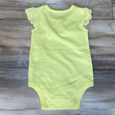 NEW Cat & Jack Eyelet Sleeve Bodysuit sz 3-6m - Me 'n Mommy To Be