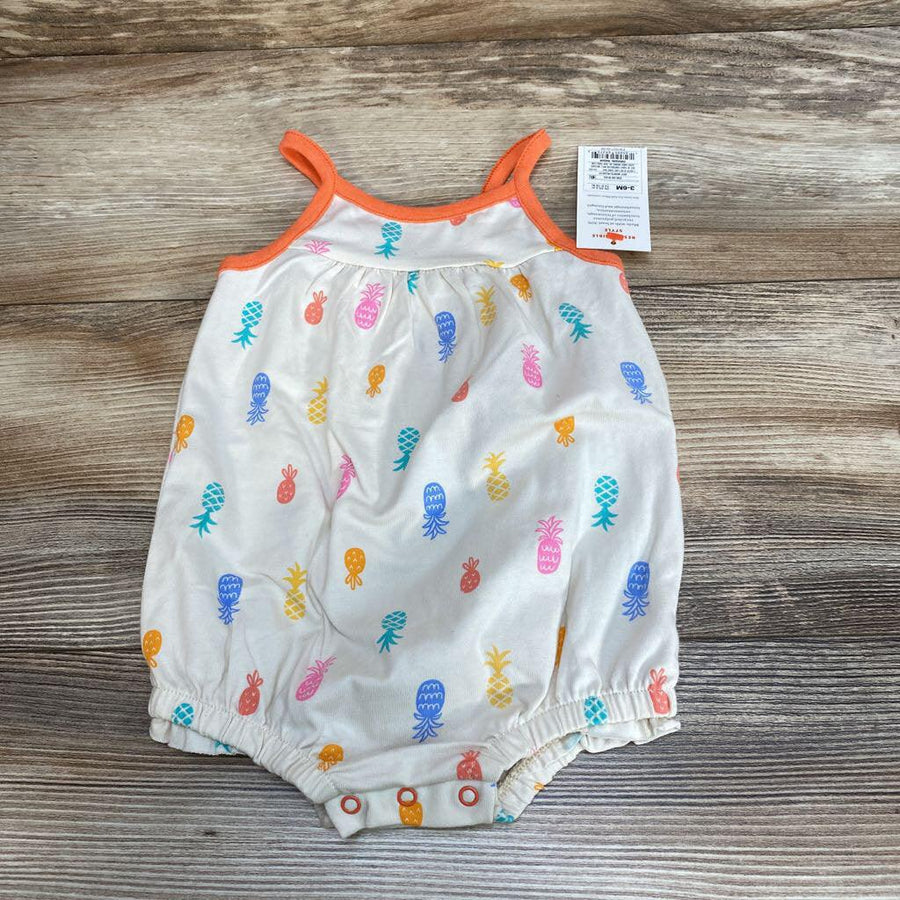NEW Cat & Jack Pineapple Romper sz 3-6m - Me 'n Mommy To Be