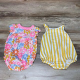 NEW Cat & Jack 2pk Bubble Rompers sz 3-6m - Me 'n Mommy To Be