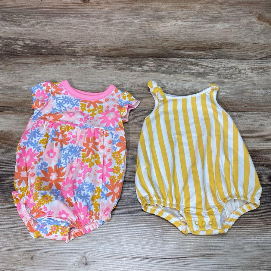 NEW Cat & Jack 2pk Bubble Rompers sz 3-6m - Me 'n Mommy To Be