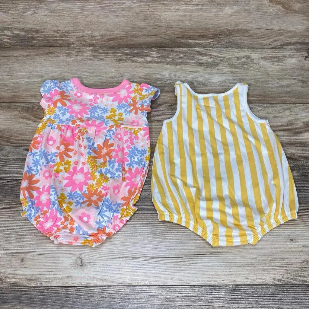 NEW Cat & Jack 2pk Bubble Rompers sz 3-6m - Me 'n Mommy To Be