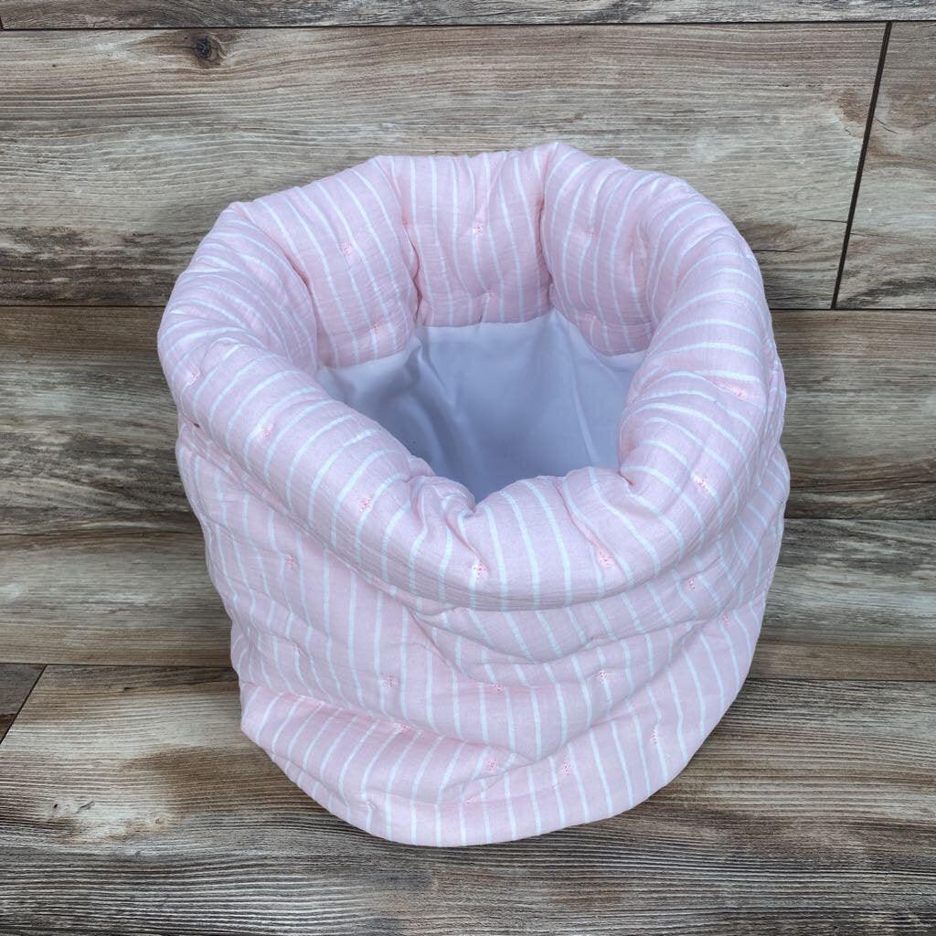NEW Cloud Island Quilted Gauze Medium Round Storage Bin - Me 'n Mommy To Be