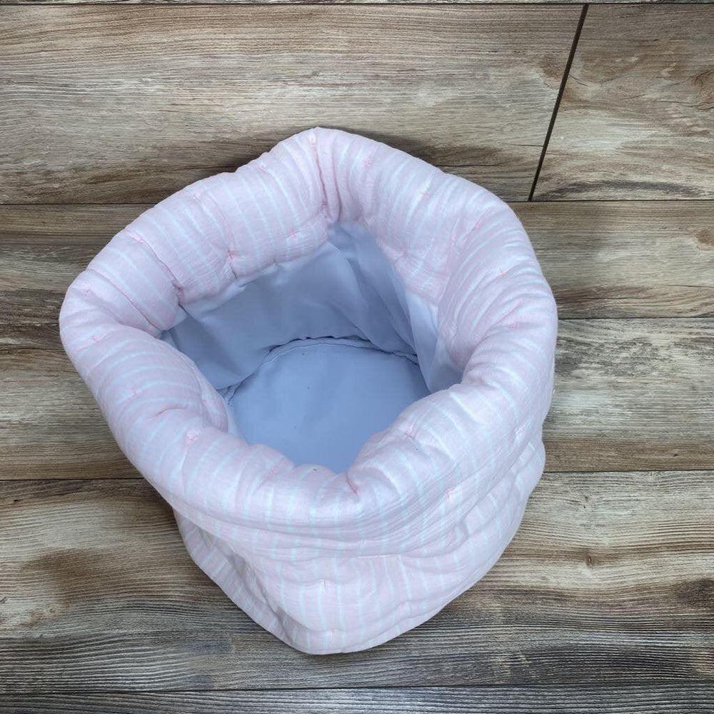 NEW Cloud Island Quilted Gauze Medium Round Storage Bin - Me 'n Mommy To Be
