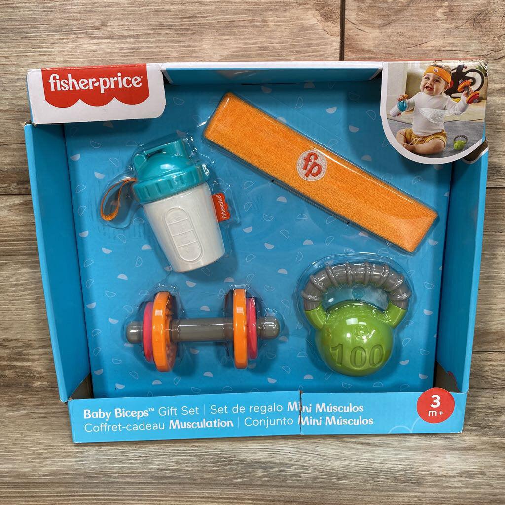 NEW Fisher Price Baby Biceps Gift Set - Me 'n Mommy To Be