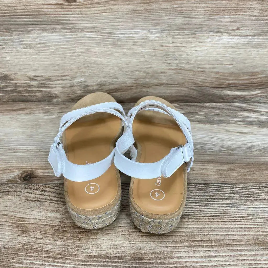 Cat & Jack Girls' Chessie Espadrille Sandals sz 4Y - Me 'n Mommy To Be