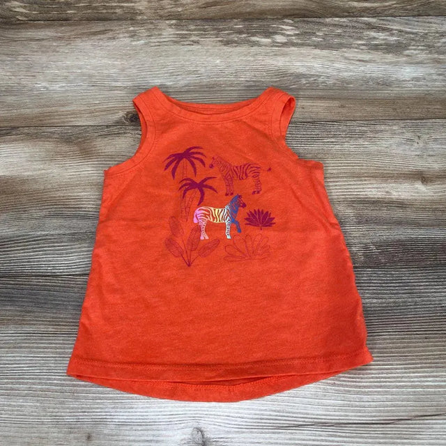 Cat & Jack Zebra Tank Top sz 18m - Me 'n Mommy To Be