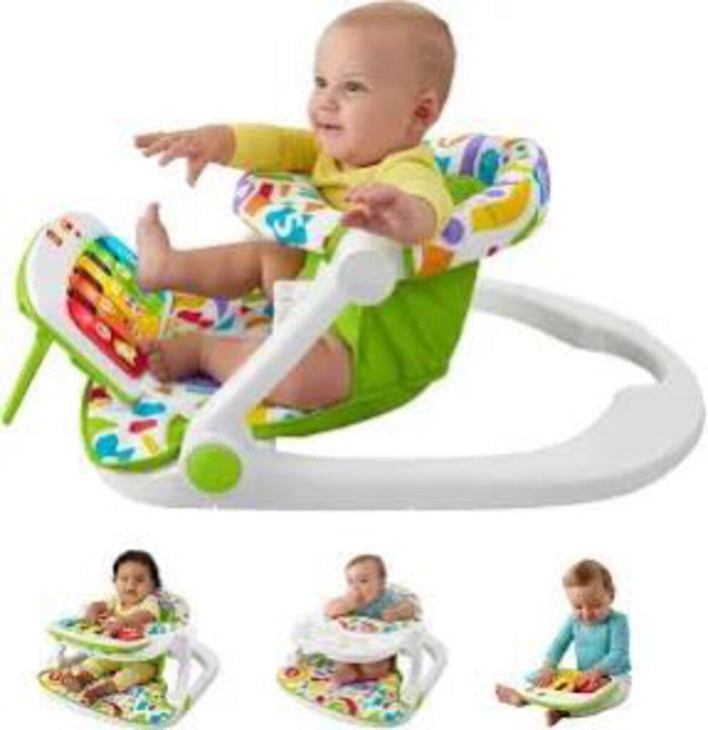 NEW Fisher Price Kick & Play Deluxe Sit-Me-Up Floor Seat - Me 'n Mommy To Be