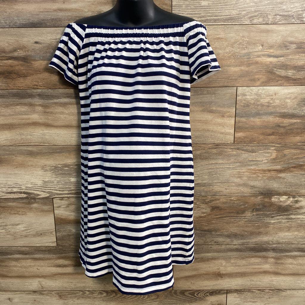 Motherhood Maternity Striped Off The Shoulder Dress sz Small - Me 'n Mommy To Be