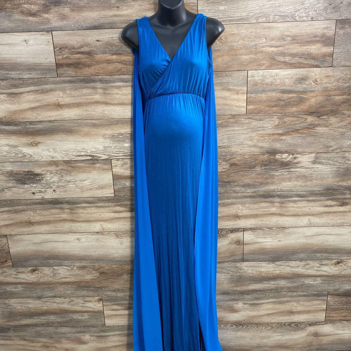 Maternity Photoshoot Gown W/Cape sz Large - Me 'n Mommy To Be