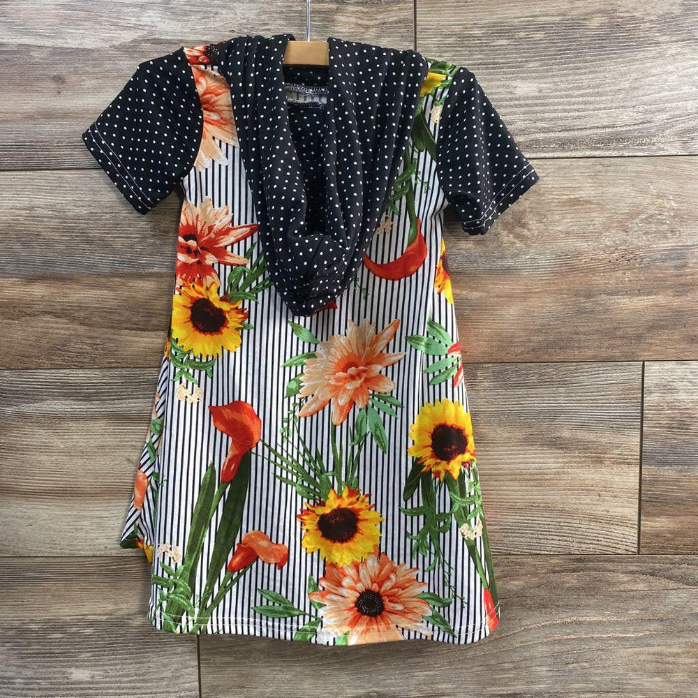 Bumble Loom Floral Hooded Dress sz 2T - Me 'n Mommy To Be