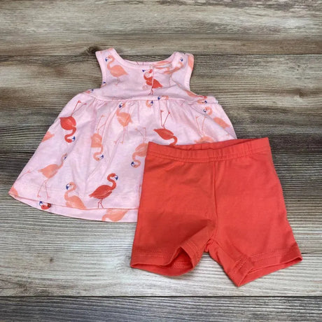 NEW Just One You Flamingo Top & Shorts sz 3m - Me 'n Mommy To Be