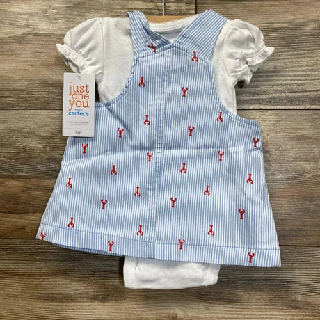 NEW Just One You 2pc Bodysuit & Striped Dress sz 3m - Me 'n Mommy To Be