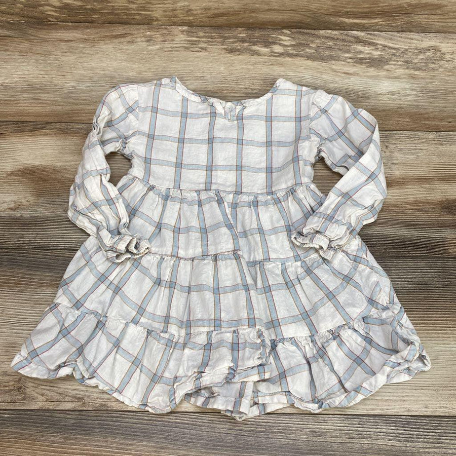 Little co. Organic Tiered Linen Dress sz 2T - Me 'n Mommy To Be