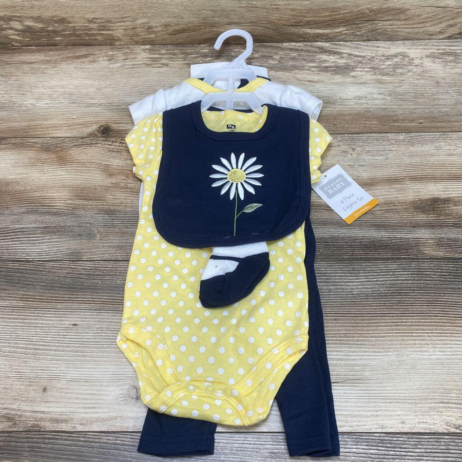 NEW Hudson Baby Daisy Layette Set sz 3-6m - Me 'n Mommy To Be