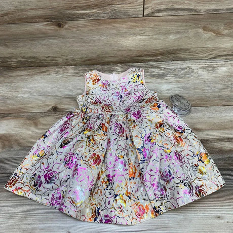 NEW Popatu Metallic Rose Dress sz 12m - Me 'n Mommy To Be