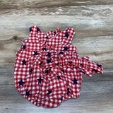 Cat & Jack 2pc Gingham Stars Romper & Headband sz 6-9m - Me 'n Mommy To Be