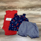 NEW Just One You 3pc Cherries Bodysuit Set sz 3m - Me 'n Mommy To Be