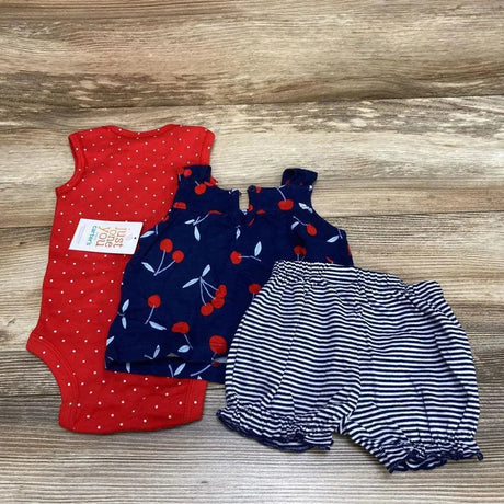 NEW Just One You 3pc Cherries Bodysuit Set sz 3m - Me 'n Mommy To Be