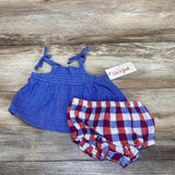 NEW Cat & Jack 2pc Smocked Top & Bloomers sz 0-3m - Me 'n Mommy To Be
