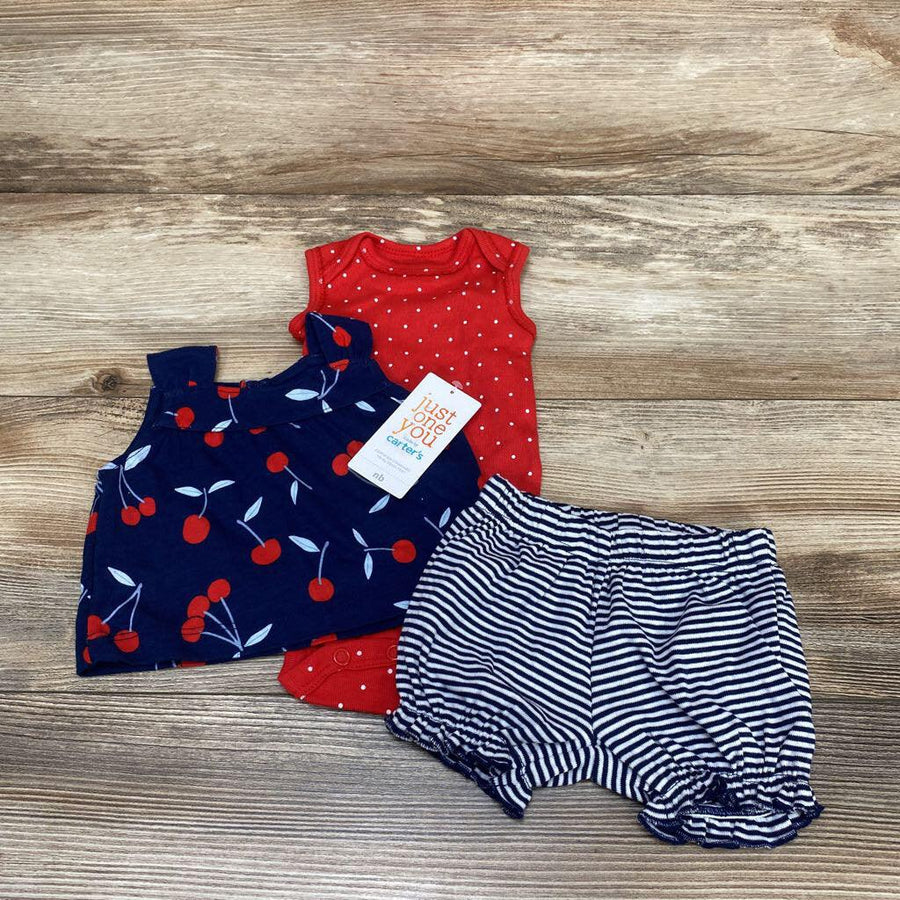 NEW Just One You 3pc Polka Dot Bodysuit Set sz NB - Me 'n Mommy To Be