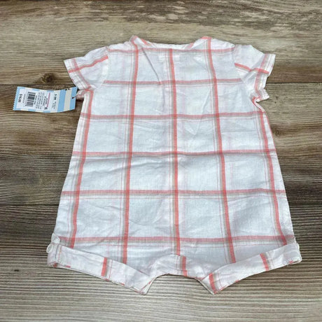 NEW Cat & Jack Plaid Shortie Romper sz 0-3m - Me 'n Mommy To Be