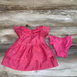 NEW Cat & Jack 2pc Flutter Sleeve Dress sz 0-3m - Me 'n Mommy To Be