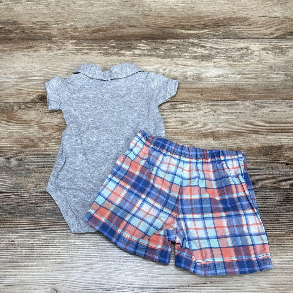 Carter's 2Pc Polo Bodysuit & Shorts sz 3m - Me 'n Mommy To Be