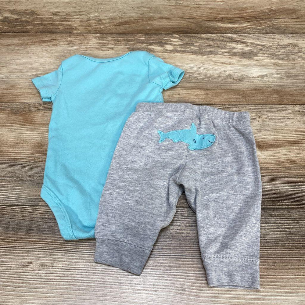 Just One You 2pc Shark Bodysuit & Pants Set sz 3m - Me 'n Mommy To Be