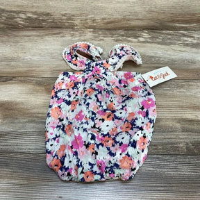NEW Cat & Jack Floral Flutter Sleeve Romper sz NB - Me 'n Mommy To Be