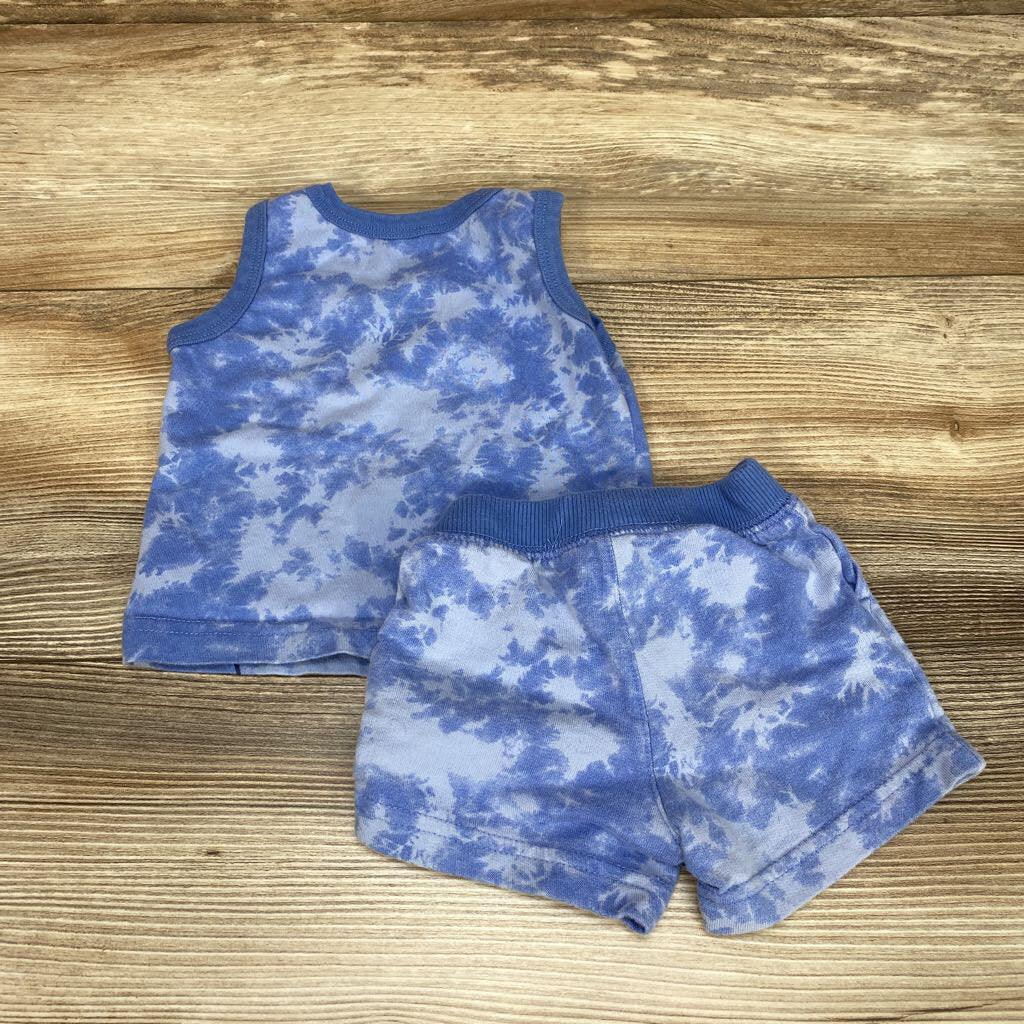 Just One You 2pc Tie-Dye Tank Top & Shorts sz 3m - Me 'n Mommy To Be