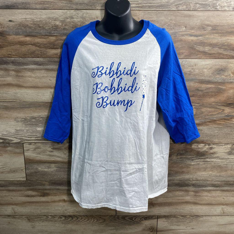 Gildan Bibbidi Bobbidi Bump Maternity Shirt sz XL - Me 'n Mommy To Be