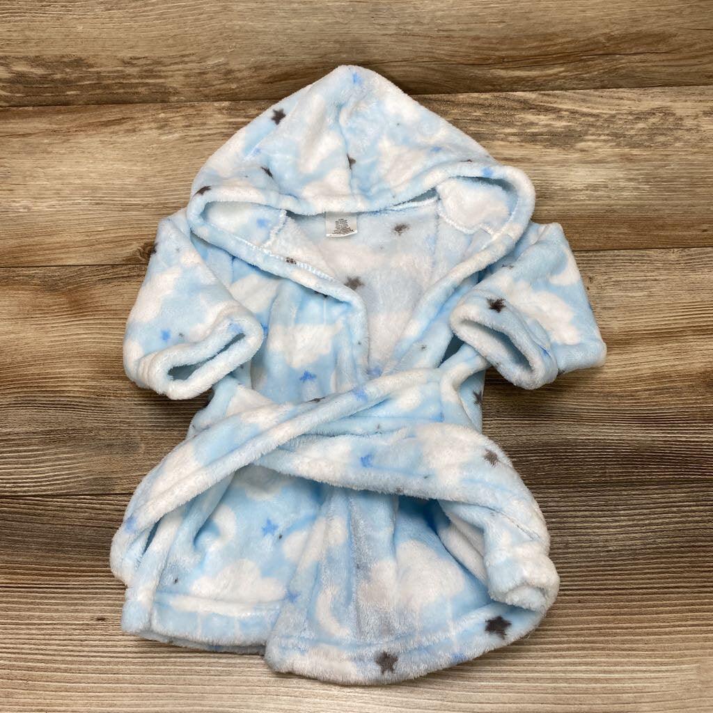 Clouds & Stars Hooded Robe sz 0-9m - Me 'n Mommy To Be