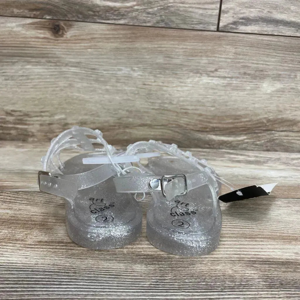 NEW Art Class Girls' Larkin Glitter Slide Sandals sz 2Y - Me 'n Mommy To Be