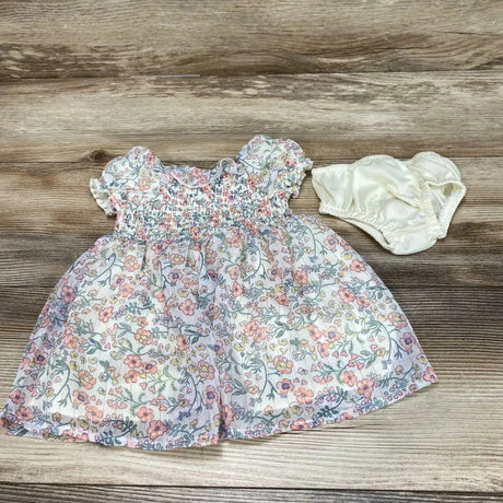 Nannette Baby 2pc Floral Dress & Bloomers sz 0-3m - Me 'n Mommy To Be