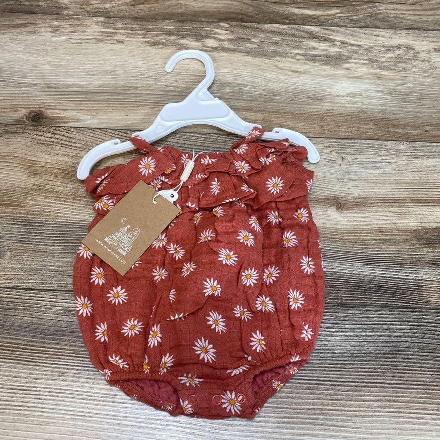 NEW Angel Dear Ruffle Floral Sunsuit sz 3-6m - Me 'n Mommy To Be