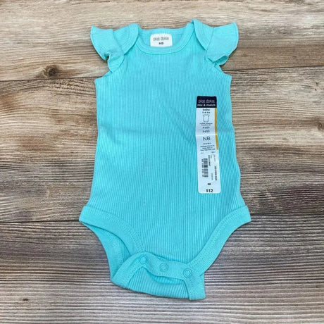 NEW Okie Dokie Ruffle Sleeve Bodysuit sz NB - Me 'n Mommy To Be