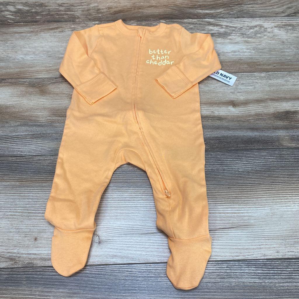 NEW Old Navy Better Than Cheddar Sleeper sz 3-6m - Me 'n Mommy To Be