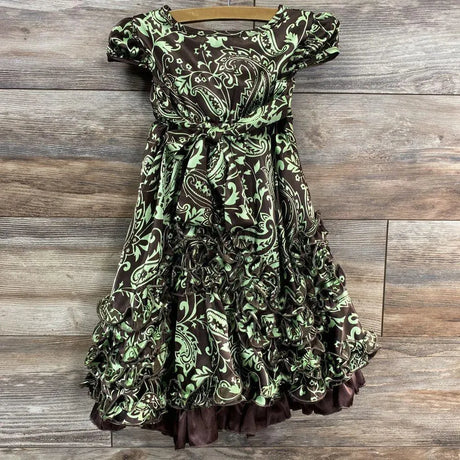 Dew Drops Couture Paisley Ruffle Dress sz 2T - Me 'n Mommy To Be