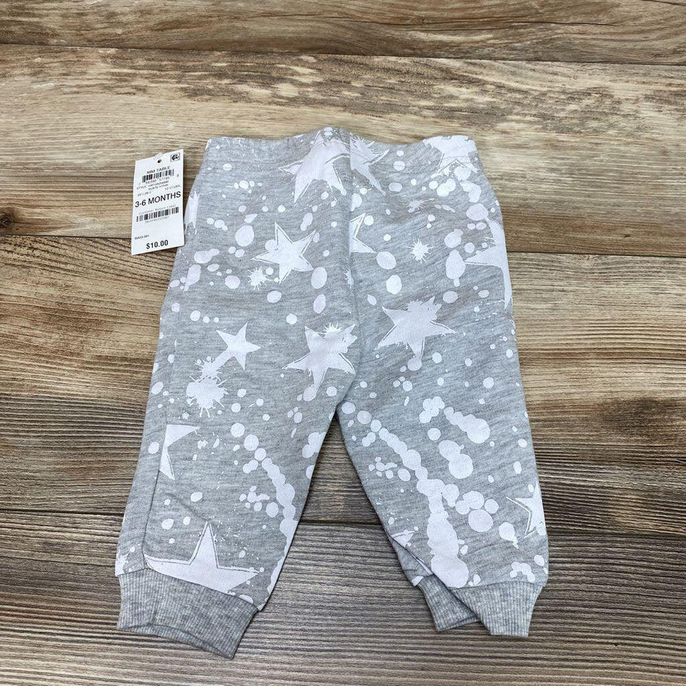 NEW First Impressions Splatter Stars Jogger Pants sz 3-6m - Me 'n Mommy To Be