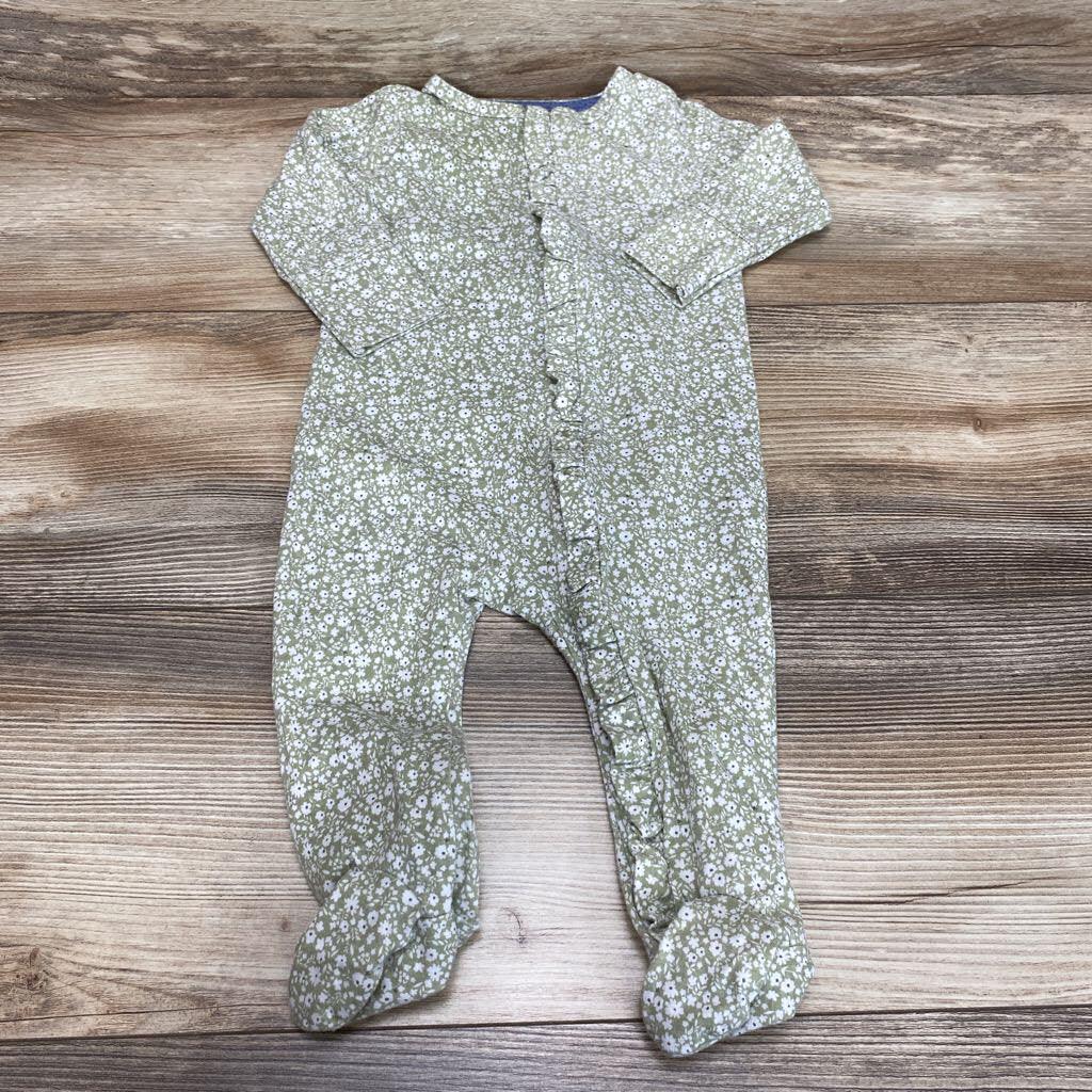 7 For All Mankind Floral Sleeper sz 6/9M - Me 'n Mommy To Be