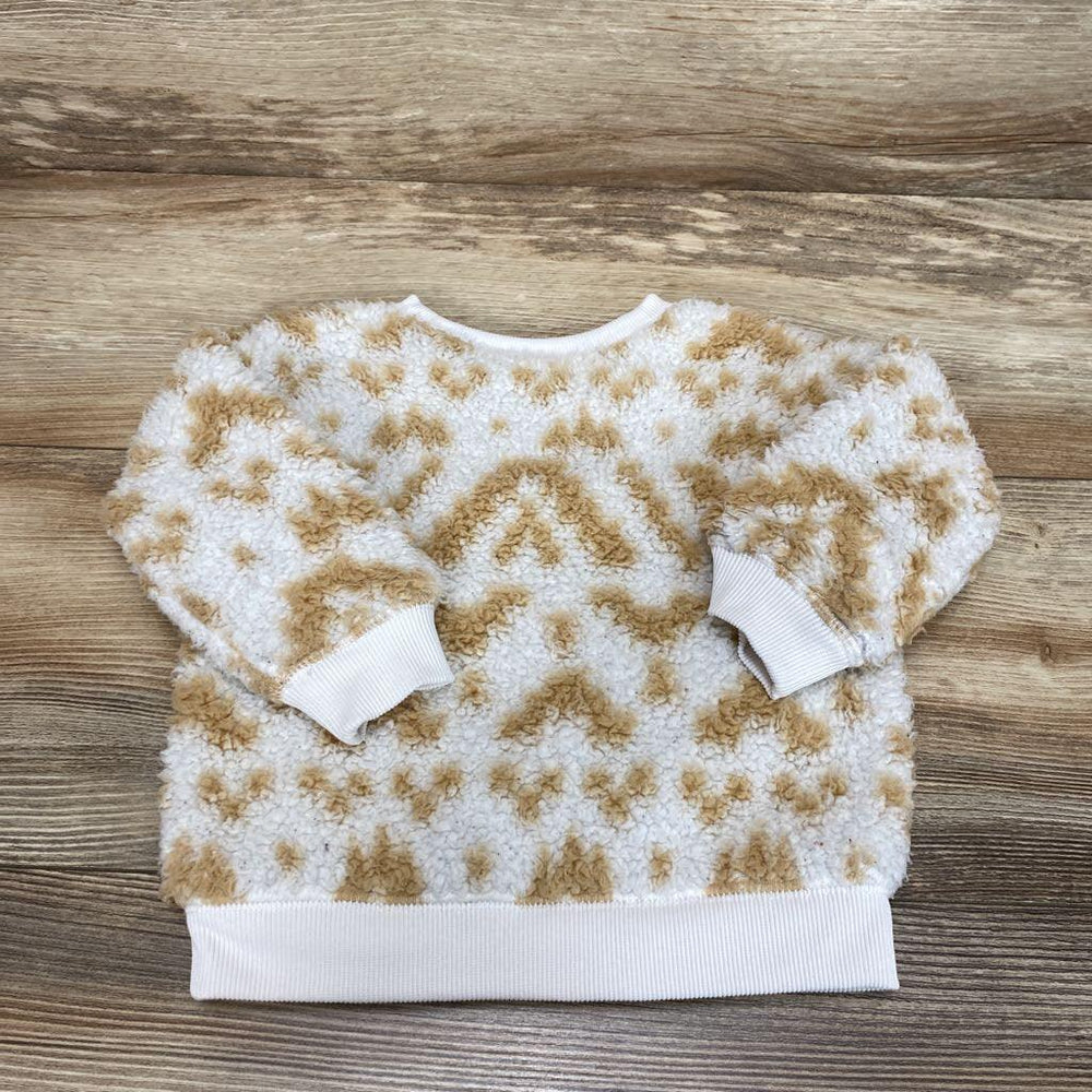 Jumping Beans Sherpa Sweatshirt sz 6m - Me 'n Mommy To Be