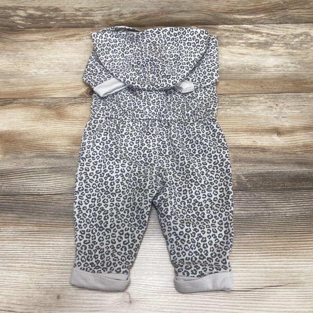 Carter's Hooded Leopard Print Coverall sz 6M - Me 'n Mommy To Be