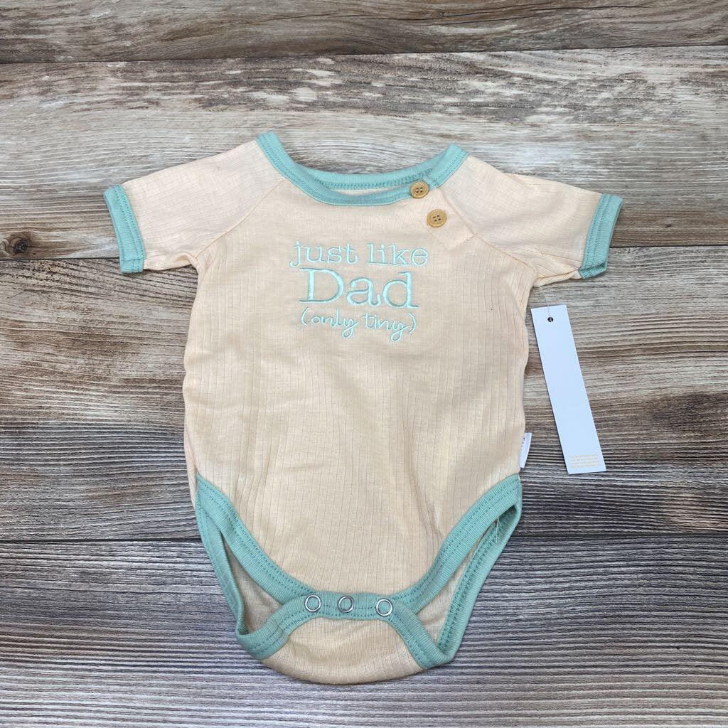 NEW Tahari Baby Just Like Dad Bodysuit sz 3-6m - Me 'n Mommy To Be